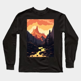 Sundown Forest Long Sleeve T-Shirt